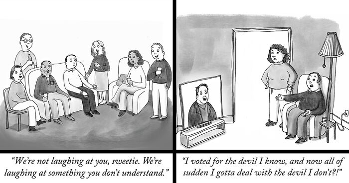 56 Sharp Cartoons By Maddie Dai That Perfectly Capture Life’s Absurdities