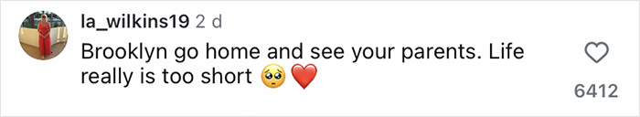 Comment on Instagram post mentioning Brooklyn&rsquo;s wife Nicola Peltz and Victoria exchanging subtle jabs in Christmas posts.