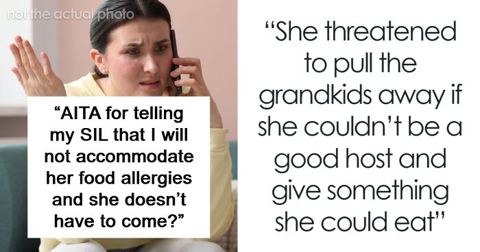 “Threatened To Pull The Grandkids Away”: Woman Expects Family To Cater To Her Allergies, Gets A Reality Check
