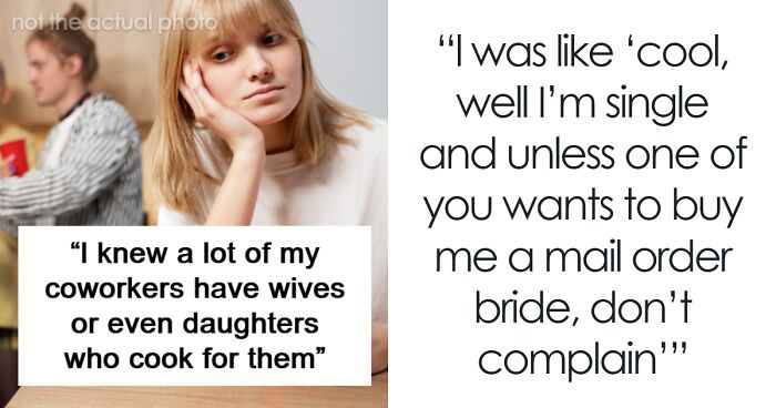 Woman Called Out Her Male Coworkers For Relying On Their Wives For Homemade Office Treats