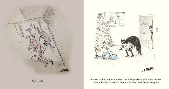 51 Graham Annable One Panel Comics That Start Normal And End Somewhere Unexpected