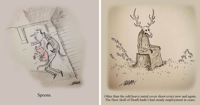 51 Graham Annable One Panel Comics That Start Normal And End Somewhere Unexpected