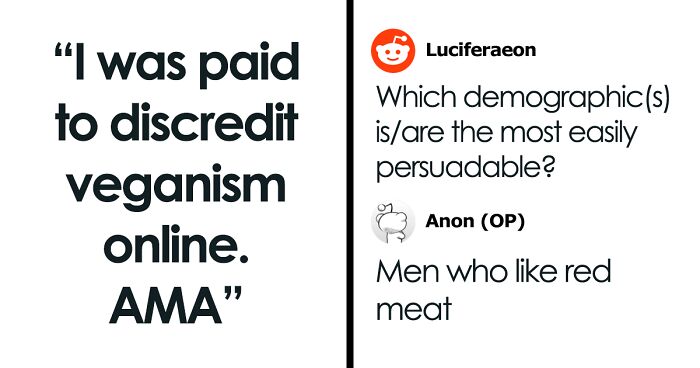 51 Questions And Answers From A Person Paid By The Meat Industry To Discredit Veganism