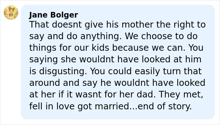 Comment discussing Gordon Ramsay's brutal speech at daughter's wedding after aunt's shocking text message incident. Comment discussing Gordon Ramsay's brutal speech at daughter's wedding after aunt's shocking text message incident.