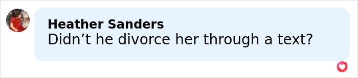 Comment from Heather Sanders in a social media post discussing Russell Brand's reaction to Katy Perry and Justin Trudeau's relationship.