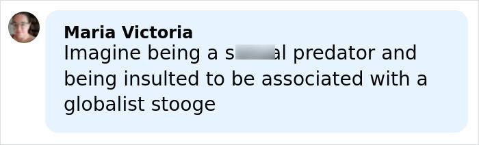 Screenshot of a social media comment showing a bitter reaction related to Russell Brand and Katy Perry&rsquo;s relationship news.