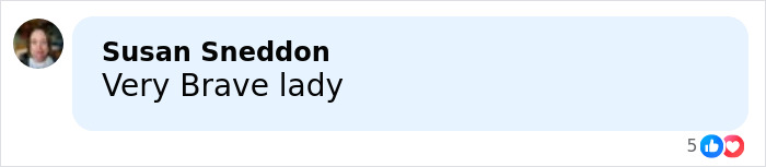 Screenshot of a social media comment praising Angelina Jolie for her bravery after revealing mastectomy scars.