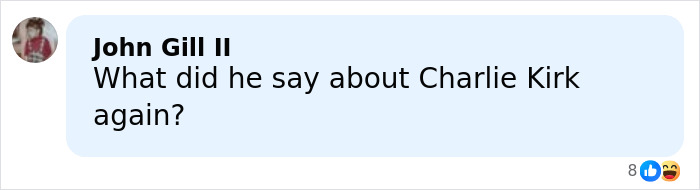 Person commenting on social media about a topic related to Jimmy Kimmel and Donald Trump’s remarks on Rob Reiner. Person commenting on social media about a topic related to Jimmy Kimmel and Donald Trump’s remarks on Rob Reiner.