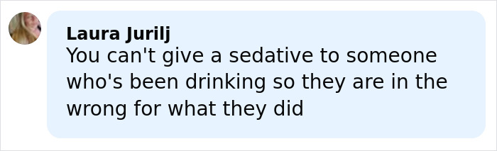 Comment about cruise passenger's body being stuffed in a fridge after being fatally served excessive drinks. Comment about cruise passenger's body being stuffed in a fridge after being fatally served excessive drinks.