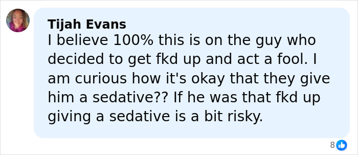 Comment discussing risks of sedative use after cruise passenger fatally served excessive drinks on board. Comment discussing risks of sedative use after cruise passenger fatally served excessive drinks on board.