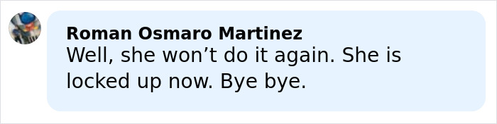 Comment on social media by Roman Osmaro Martinez discussing the trans Muslim woman&rsquo;s fate after skipping sentencing.