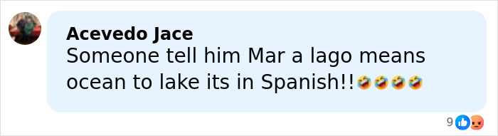Comment on social media reacting to Trump's demented comments about Bad Santa to kids on Christmas Eve.