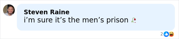 Chat message from Steven Raine discussing men's prison, relating to Bonnie Blue facing sentence after controversial adult video in Bali.