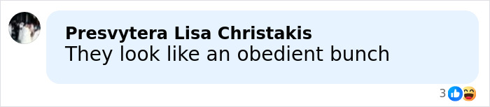 Comment from Presvytera Lisa Christakis expressing opinion on kids' behavior related to Kim Kardashian's Christmas card controversy. Comment from Presvytera Lisa Christakis expressing opinion on kids' behavior related to Kim Kardashian's Christmas card controversy.
