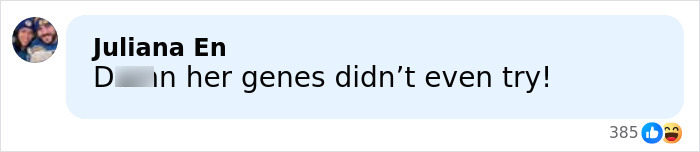 Comment criticizing Heidi Klum's son, expressing disappointment in his appearance as not model material. Comment criticizing Heidi Klum's son, expressing disappointment in his appearance as not model material.
