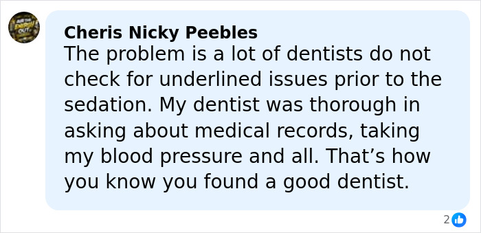 Patient&rsquo;s haunting final post about dentist chair procedure, raising concerns about safety and sedation checks before treatment.