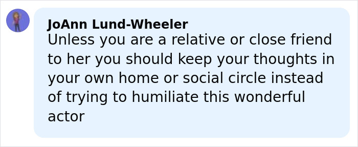 Comment from JoAnn Lund-Wheeler addressing Ariana Grande’s family member breaking silence on singer’s struggles. Comment from JoAnn Lund-Wheeler addressing Ariana Grande’s family member breaking silence on singer’s struggles.