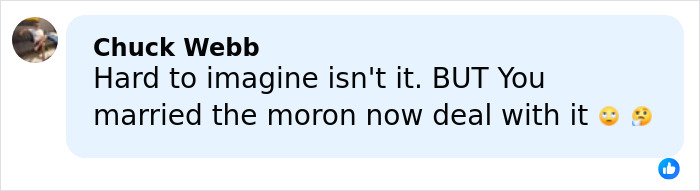 Comment on a social media post reacting to JD Vance&rsquo;s wife Usha breaking silence amid public speculation about their marriage.