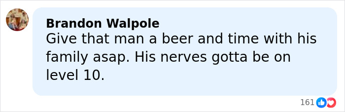 Comment by Brandon Walpole praising a heroic Texas dad for rescuing his kidnapped daughter by tracking her phone.