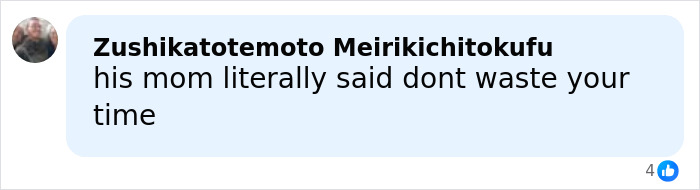Comment from Zushikatotemoto Meirikichitokufu sharing a statement about not wasting time related to Tylor Chase’s hospitalization. Comment from Zushikatotemoto Meirikichitokufu sharing a statement about not wasting time related to Tylor Chase’s hospitalization.