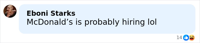 Screenshot of a social media comment criticizing a Cinnabon employee involved in a racist incident with a Somali couple. Screenshot of a social media comment criticizing a Cinnabon employee involved in a racist incident with a Somali couple.