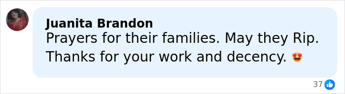 Comment by Juanita Brandon offering prayers and thanks for work and decency related to Michelle Obama and Rob Reiner tragedy discussion. Comment by Juanita Brandon offering prayers and thanks for work and decency related to Michelle Obama and Rob Reiner tragedy discussion.