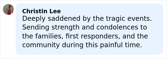 Comment expressing sadness and condolences for families and first responders after Bondi Beach attack involving 3YO daughter. Comment expressing sadness and condolences for families and first responders after Bondi Beach attack involving 3YO daughter.