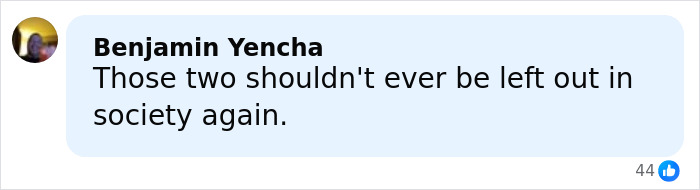Facebook comment by Benjamin Yencha expressing that accused teens should never be left out in society again related to disturbing tactic. Facebook comment by Benjamin Yencha expressing that accused teens should never be left out in society again related to disturbing tactic.