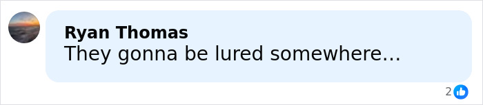 Facebook comment discussing teens' disturbing tactic used to lure daughter into woods before attack. Facebook comment discussing teens' disturbing tactic used to lure daughter into woods before attack.