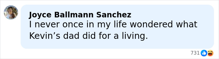 Screenshot of a social media comment discussing curiosity about Kevin&rsquo;s dad&rsquo;s job in Home Alone, referencing Macaulay Culkin.