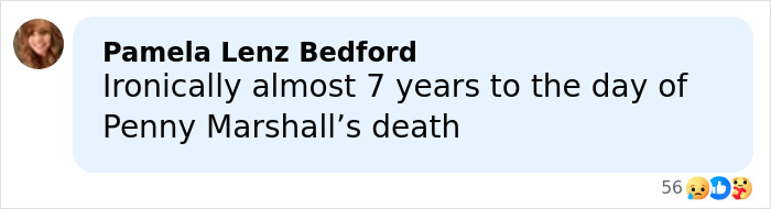 Pamela Lenz Bedford sharing a heartfelt message about family loss amid Rob Reiner’s eldest daughter’s statement. Pamela Lenz Bedford sharing a heartfelt message about family loss amid Rob Reiner’s eldest daughter’s statement.