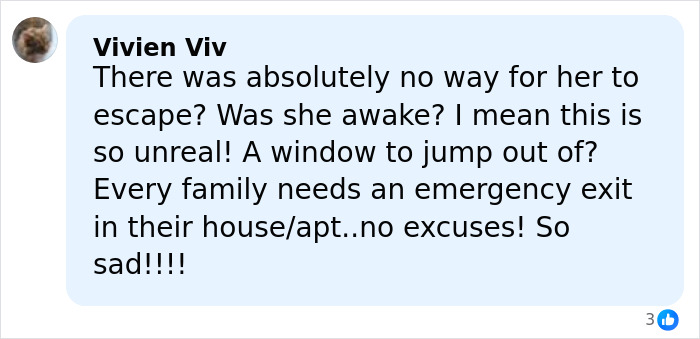 Comment expressing grief and shock over sorority girl&rsquo;s tragic Christmas Eve accident at family&rsquo;s mansion.