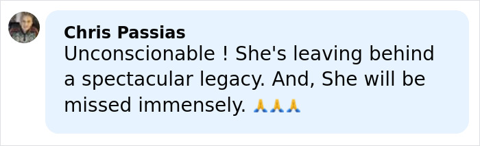 Comment by Chris Passias expressing sorrow over the Marvelous Mrs. Maisel actress’s tragic death in NYC. Comment by Chris Passias expressing sorrow over the Marvelous Mrs. Maisel actress’s tragic death in NYC.