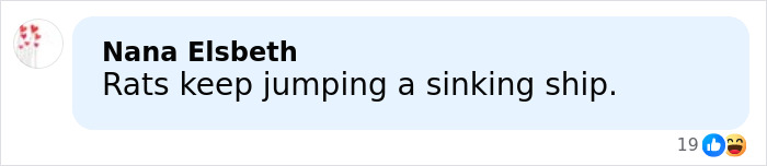 A social media comment discussing the ongoing departures of publicists from Meghan Markle and Prince Harry’s team.