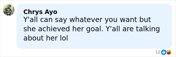 Comment from Chrys Ayo discussing Ice Spice sparking outrage with a see-through dress and fans' reactions online. Comment from Chrys Ayo discussing Ice Spice sparking outrage with a see-through dress and fans' reactions online.