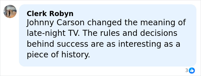 Comment about banned stars from the Tonight Show by Johnny Carson highlighting TV rules and decisions behind success. Comment about banned stars from the Tonight Show by Johnny Carson highlighting TV rules and decisions behind success.
