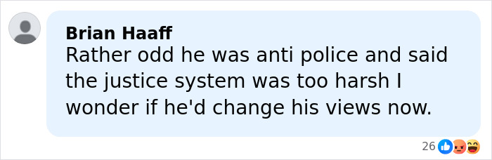 Comment by Brian Haaff discussing views on the justice system amid news about Rob Reiner's daughter and parents in LA. Comment by Brian Haaff discussing views on the justice system amid news about Rob Reiner's daughter and parents in LA.