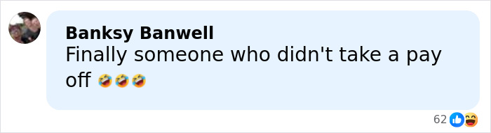 Comment from Banksy Banwell reacting with laughing emojis to a post about Jake Paul's broken jaw becoming the internet's latest punchline.