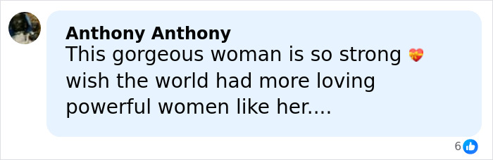 Comment praising Angelina Jolie's strength and beauty in the face of trolls targeting her mastectomy scars.