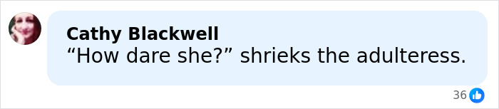 Comment from Cathy Blackwell reacting strongly, calling someone a hypocrite for mocking Gwyneth Paltrow.