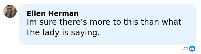 Comment by Ellen Herman on social media, expressing doubt about the story involving Hilary Swank and the mom of terminally ill kids.