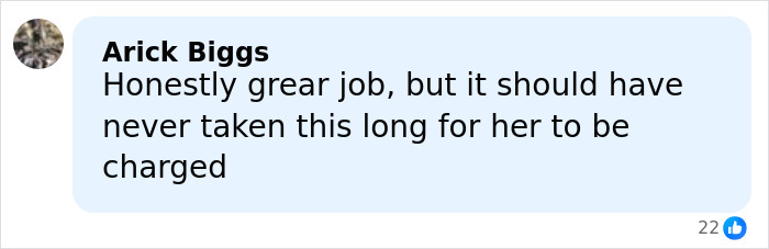 Comment by Arick Biggs expressing opinion on delay in charging mom linked to 5-year-old daughter's slaying case. Comment by Arick Biggs expressing opinion on delay in charging mom linked to 5-year-old daughter's slaying case.