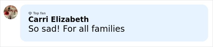 Comment from social media user Carri Elizabeth expressing sadness and sympathy related to two teens charged with homicide after brutal attack on 14YO girl