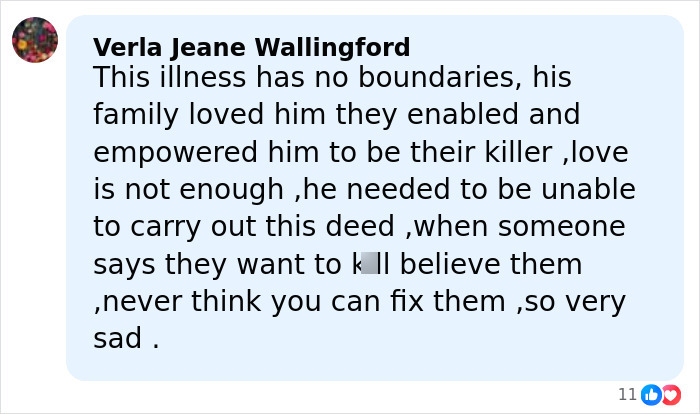 Comment about family enabling behavior and tragic consequences related to Rob Reiner's disturbing last words at Conan O'Brien's party.
