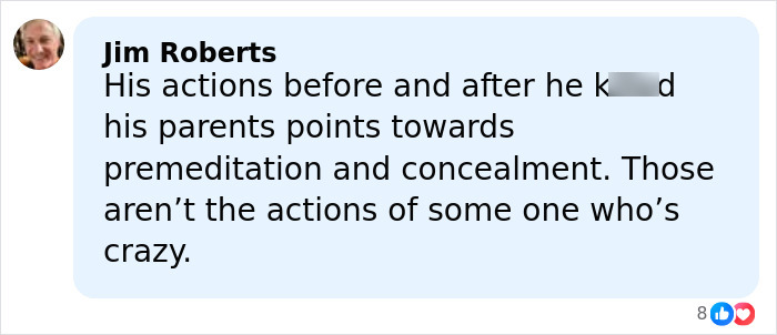 Comment by Jim Roberts on disturbing last words and reported confession about son at Conan O'Brien's party. Comment by Jim Roberts on disturbing last words and reported confession about son at Conan O'Brien's party.