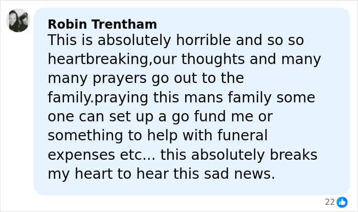 Comment expressing heartbreak and prayers for the family after a tragic forklift accident claims CEO's life.