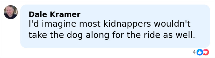 Man discussing heroic Texas dad rescuing kidnapped daughter by tracking phone in a Facebook comment on Christmas.