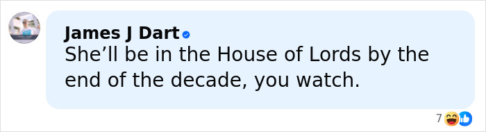 Text message from James J Dart predicting Bonnie Blue's fate after arrest for controversial video, shown on a smartphone screen.