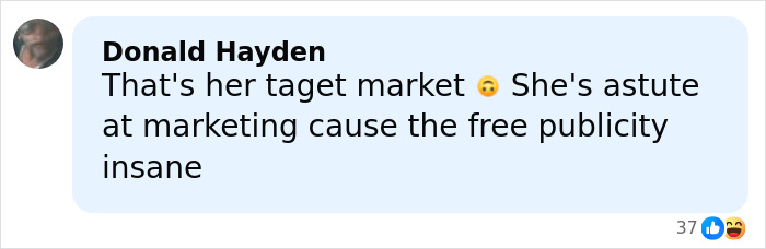 Comment by Donald Hayden on controversial video arrest, discussing marketing strategy and free publicity impact.