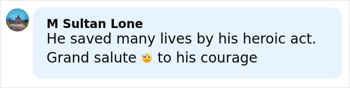 Comment on social media praising the Bondi Beach hero’s courageous act after confronting an attacker. Comment on social media praising the Bondi Beach hero’s courageous act after confronting an attacker.